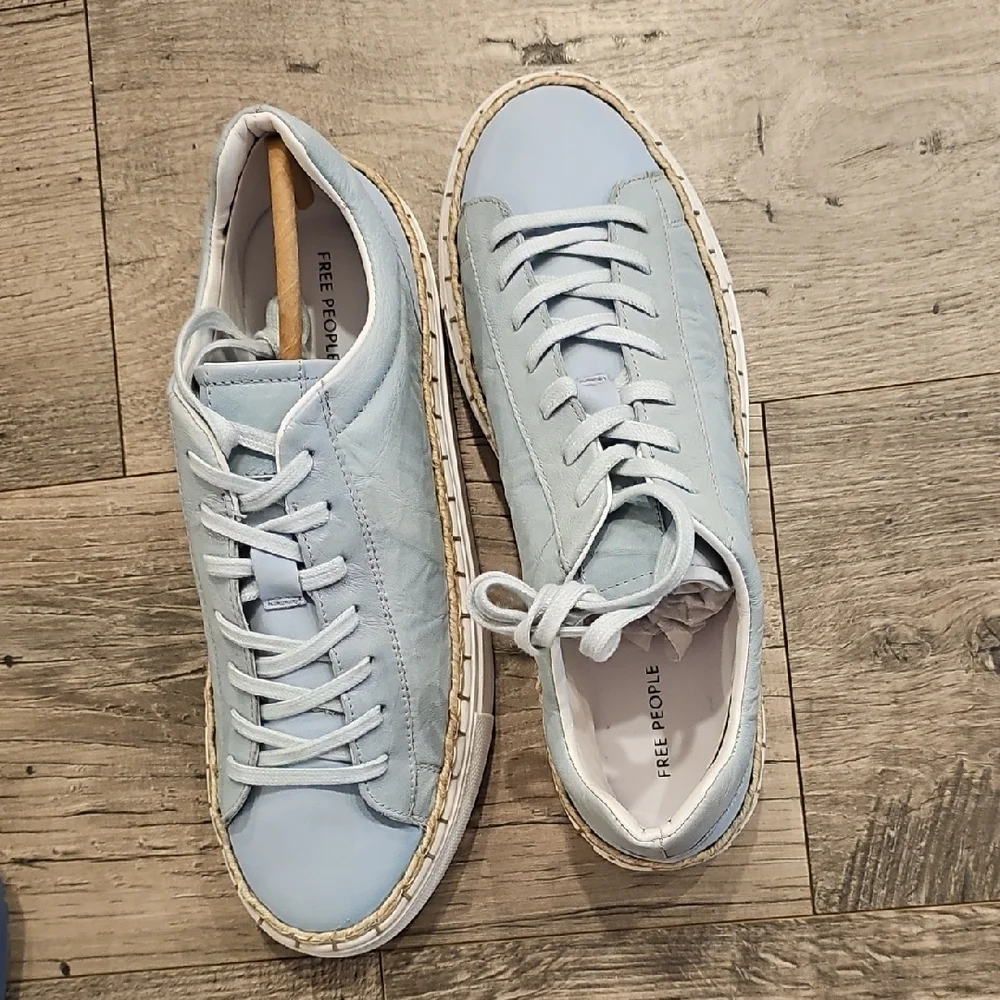 Free People Sky Blue Sneakers - Picture 4 of 5